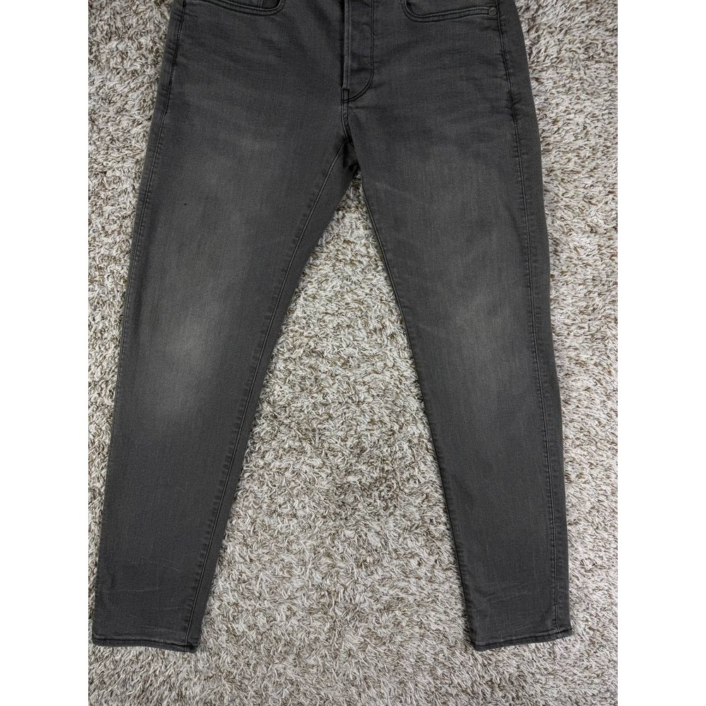 G-Star RAW 3301 Slim Gray Denim Straight Jeans Men's Size 29x32 - Picture 3 of 11